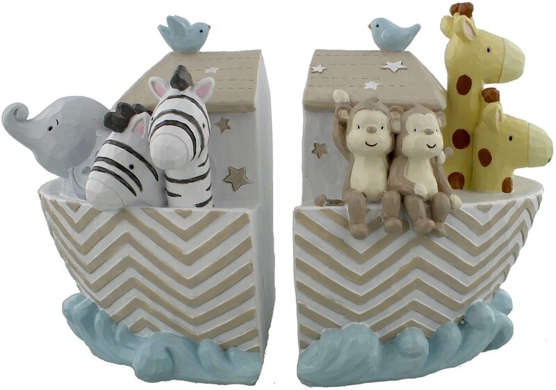 CELEBRATIONS NOAH&#39;S ARK BOOK ENDS