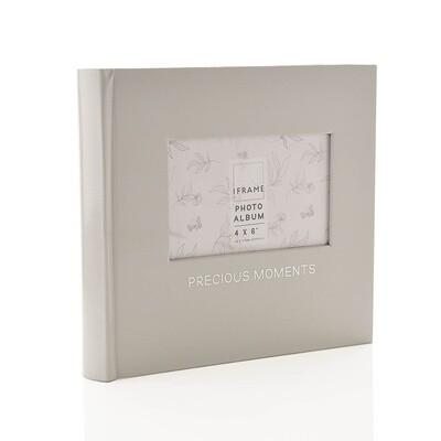 Photo Album in Grey &#39;Precious Moments&#39;