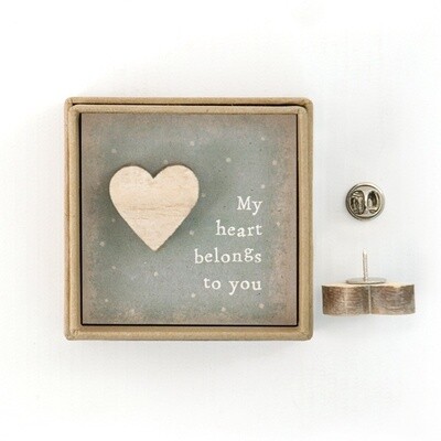 Lapel Pin - My Heart Belongs To You