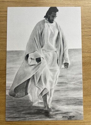 Walking grace Print 4&quot;x 6&quot; by Jenny Fowler