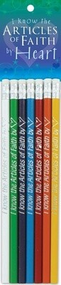 I Know the Articles of Faith By Heart! Pencil set of