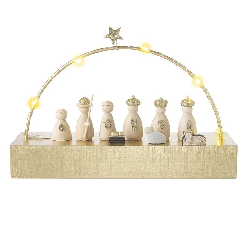 Light Up Nativity Scene