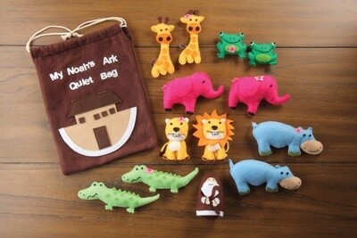 My Noah&#39;s Ark 14 Piece Quiet Bag