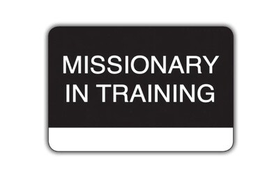 Missionary in Training Slip-on Badge