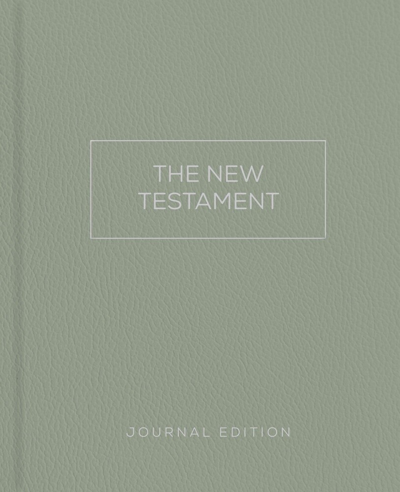 The New Testament, Journal Edition, Sage (Unlined)