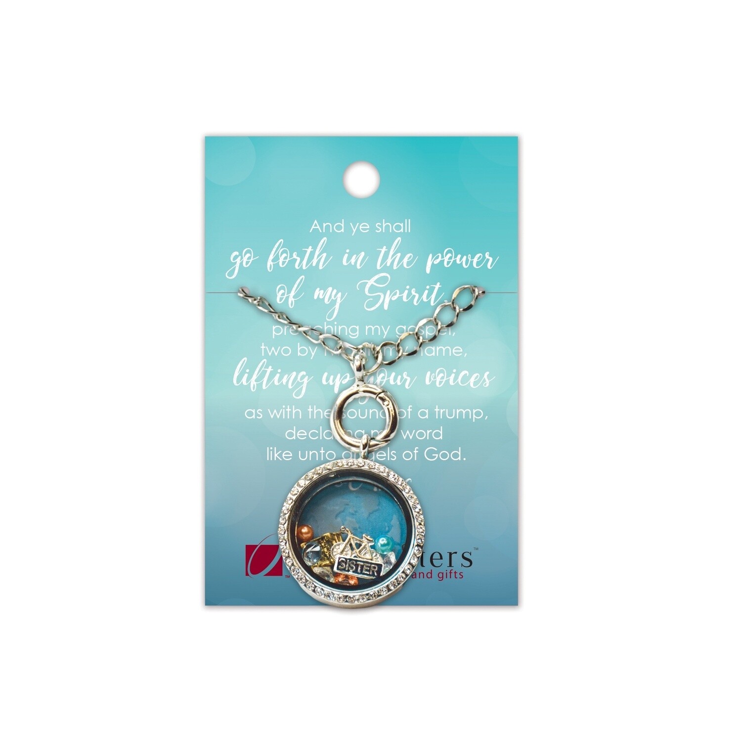 MISSIONARY CHARM LOCKET NECKLACE