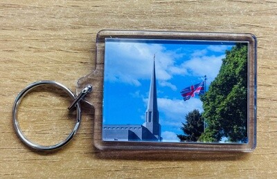 Temple Keyring - Spire Union Jack