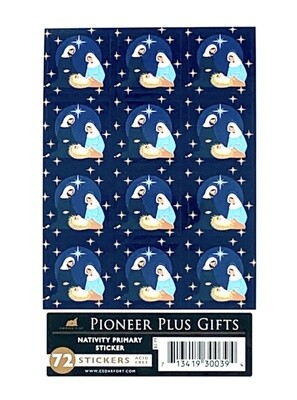 Nativity Primary Sticker (6 sheets)