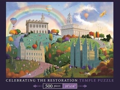 Celebrating the Restoration Temple Puzzle - 500 Pieces