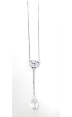 Raindrop Necklace - Swarovski Crystal