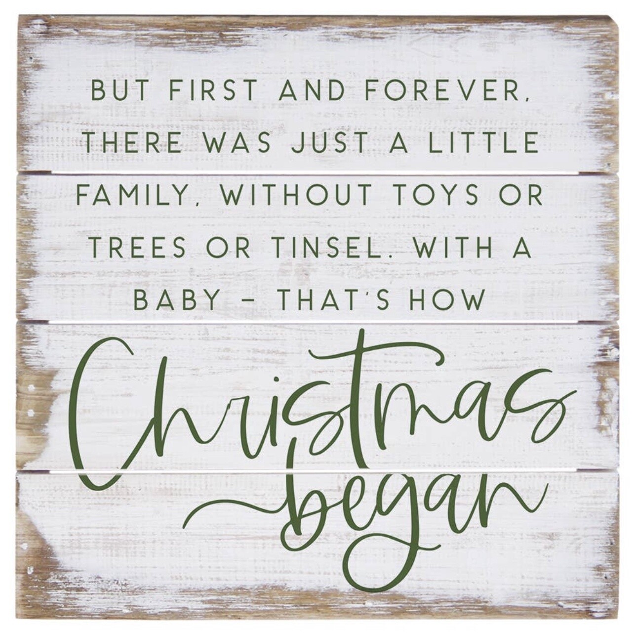 Christmas Began - Perfect Pallet Petites 6&quot; x 6&quot; x 1&quot;