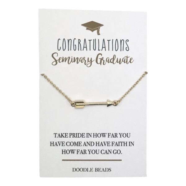 Congratulations Seminary Graduate,  Necklace, Metal: Gold