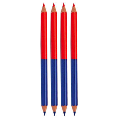Pencil 4 pack Red/blue scripture marker