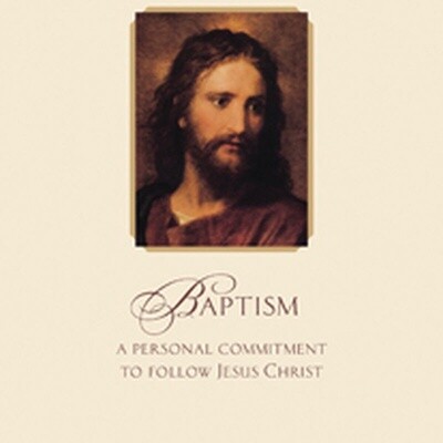 Hoffman&#39;s Christ Baptism Foil Greeting Card