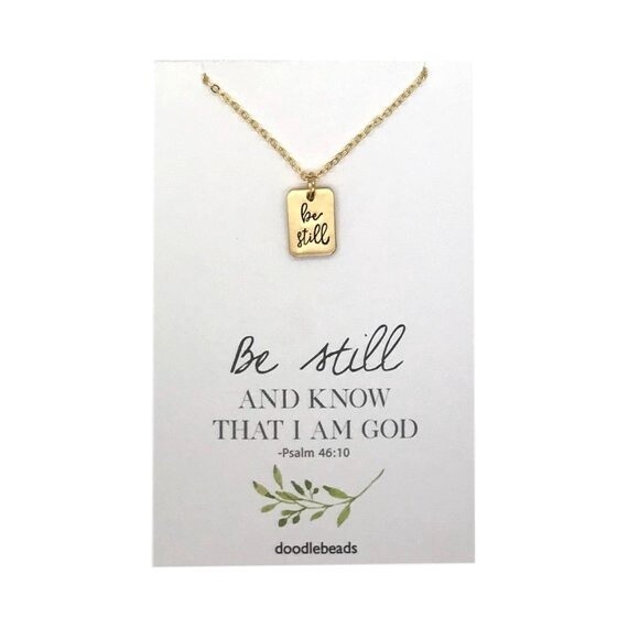 Be Still Necklace, Colour: GOLD