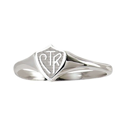 #151 CTR Classic Mini Plain Silver Ring - Sterling Silver