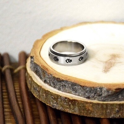 #108 CTR Narrow Spinner Ring - Stainless Steel