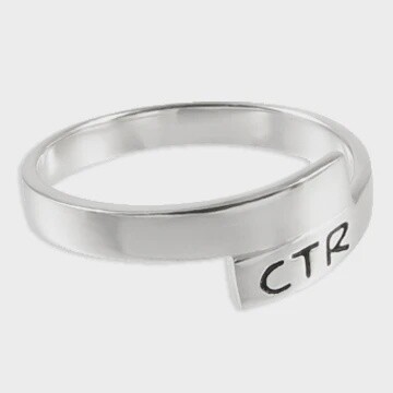 #156 CTR Orbit Antiqued - Sterling Silver
