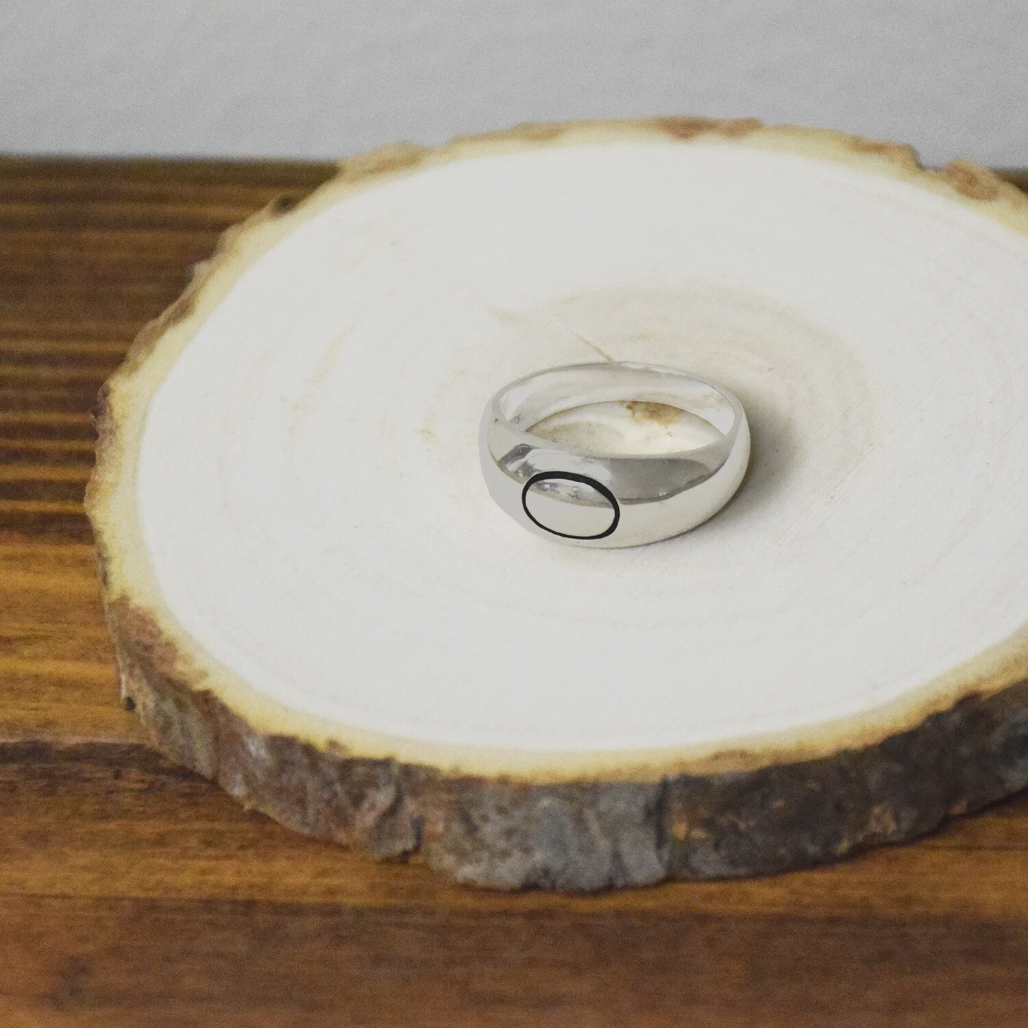 #116 Joseph Smith Ring - Stainless Steel, Ring Size: 6