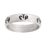 CTR Repeat Curve - Stainless Steel, Ring Size: 4