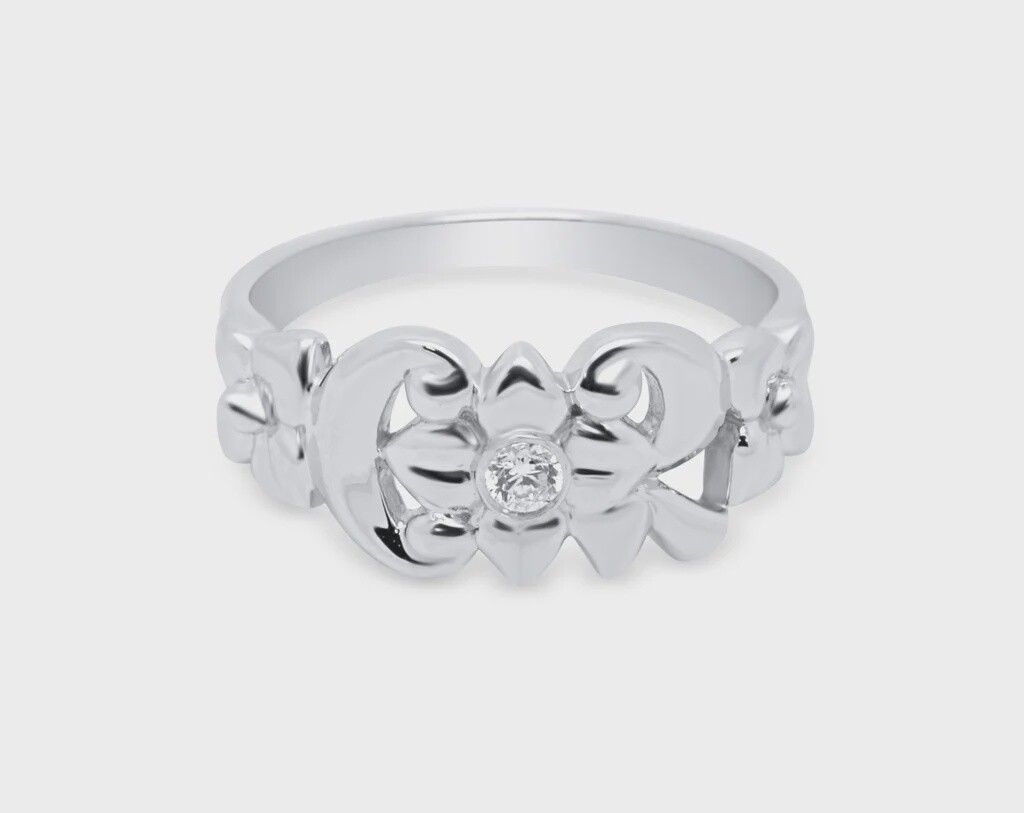 #213 CTR Blossom Stone Set, Ring Size: 6