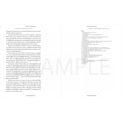 General Conference Addresses, Journal Edition, April 2024