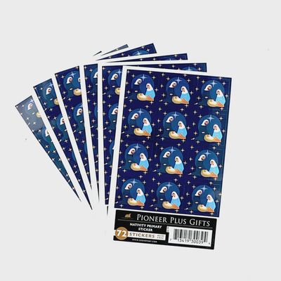 Nativity Primary Sticker (6 sheets)