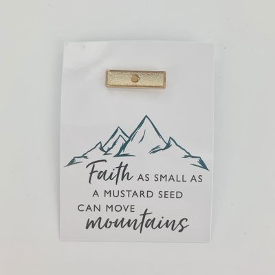 Mustard Seed Tie Tack - Gold