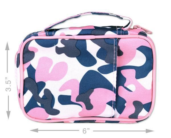 Scripture Pocket Tote Pink Camo