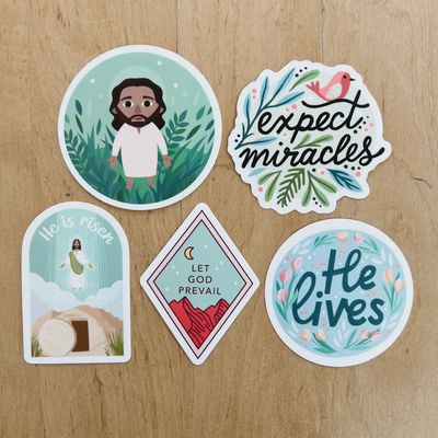 Christian Sticker Pack (Vinyl)