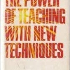 ***PRELOVED/SECOND HAND*** The power of teaching with new techniques, Hobbs