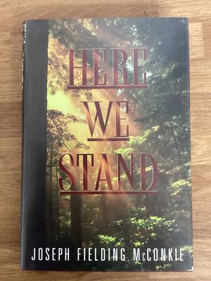 ***PRELOVED/SECOND HAND*** Here We Stand. Joseph Fielding McConkie