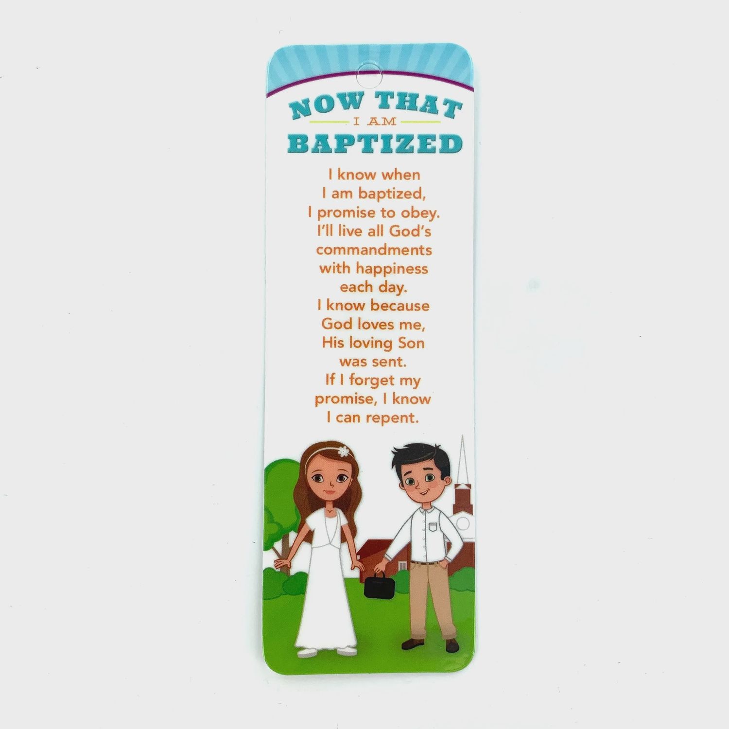 Now that I am baptized bookmark