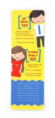 Baptism covenant promises and blessings bookmark