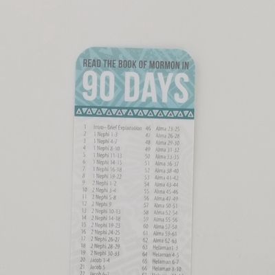 Book of Mormon in 90 Days Bookmark