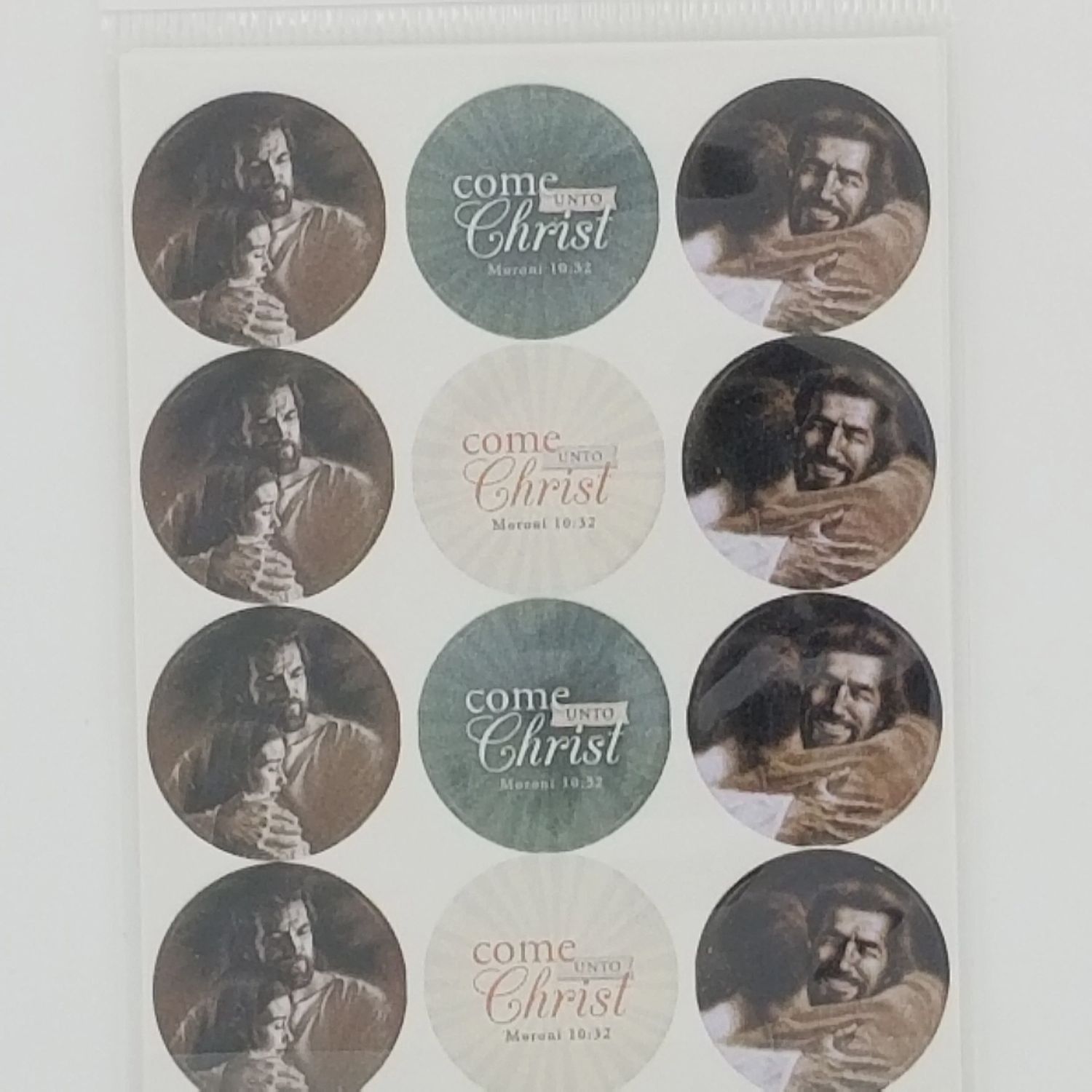 Come unto Christ stickers - Bowman Art
