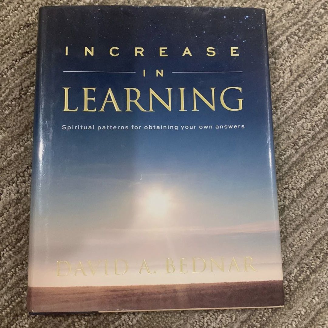 Increase in Learning, Material: Hardcover