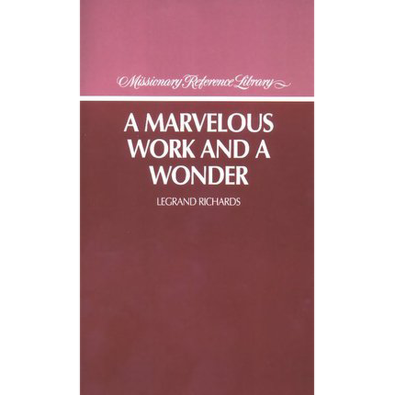 Marvelous Work and a Wonder, Richards, Material: Hardcover