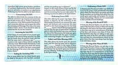 Priesthood Ordinance Card