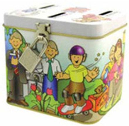Children&#39;s Metal Bank, Design: Boy