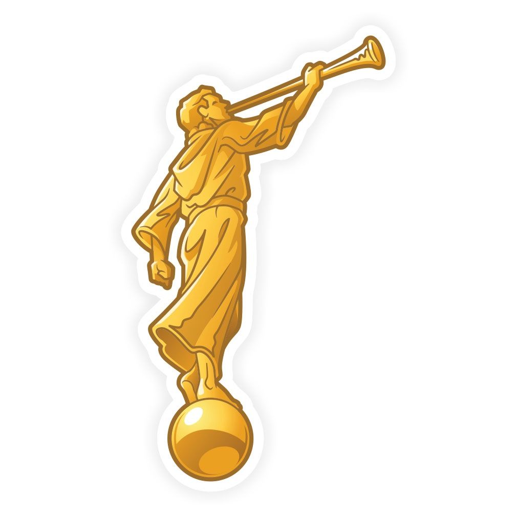 Angel Moroni Vinyl Sticker