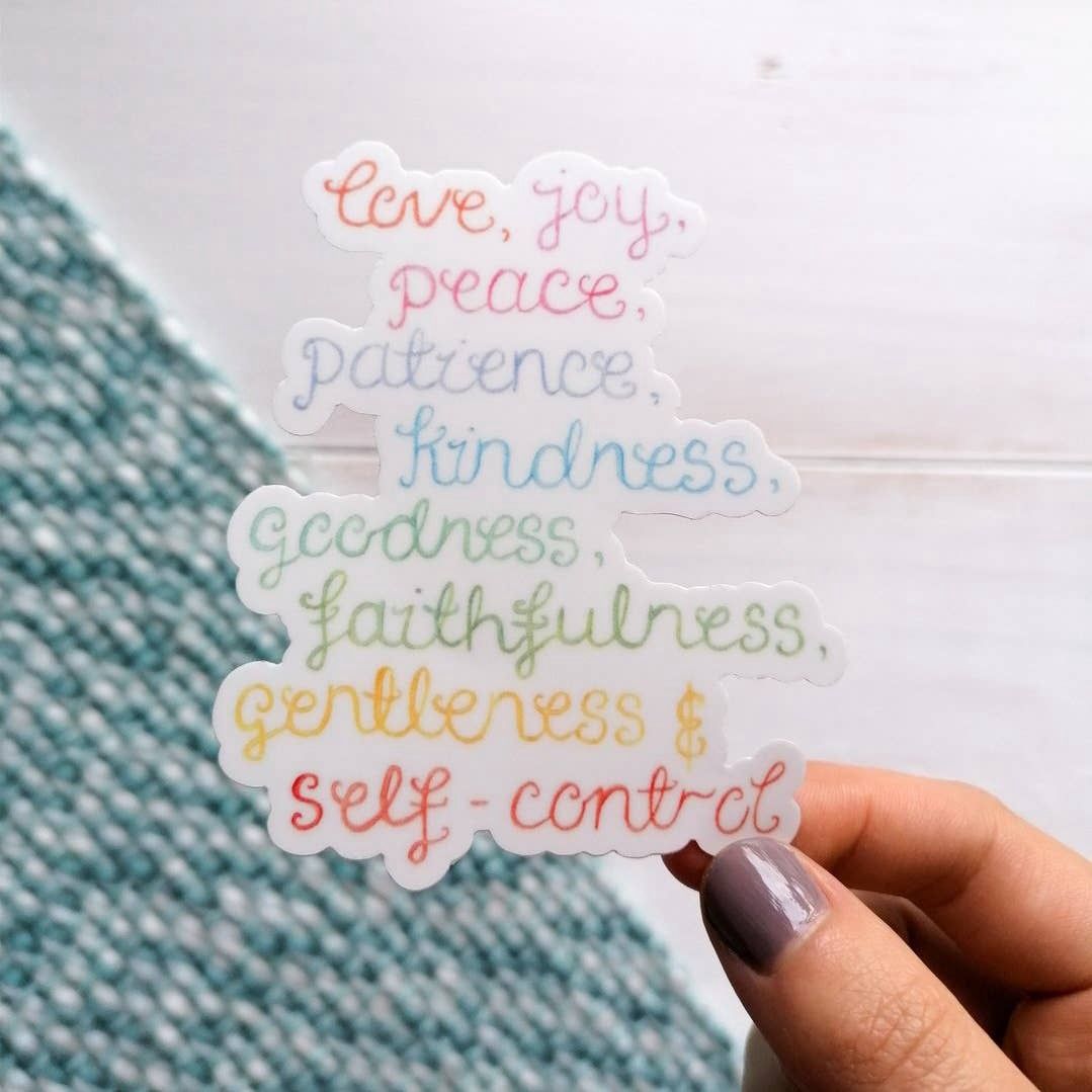 Fruit of the Spirit Vinyl Sticker - Galantines 5:22-23