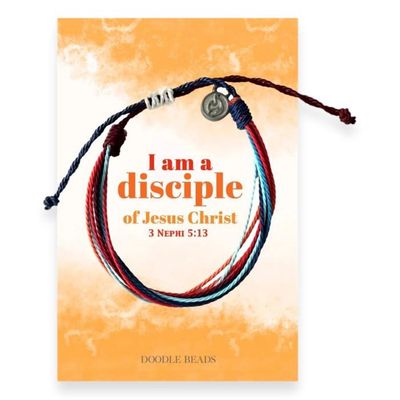 I Am A Disciple Of Jesus Christ Thread Bracelet, LDS 2024 Youth `theme