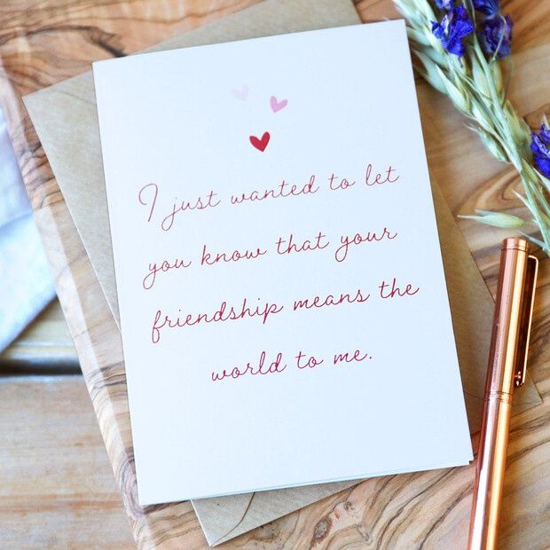 Your Friendship Greeting Card