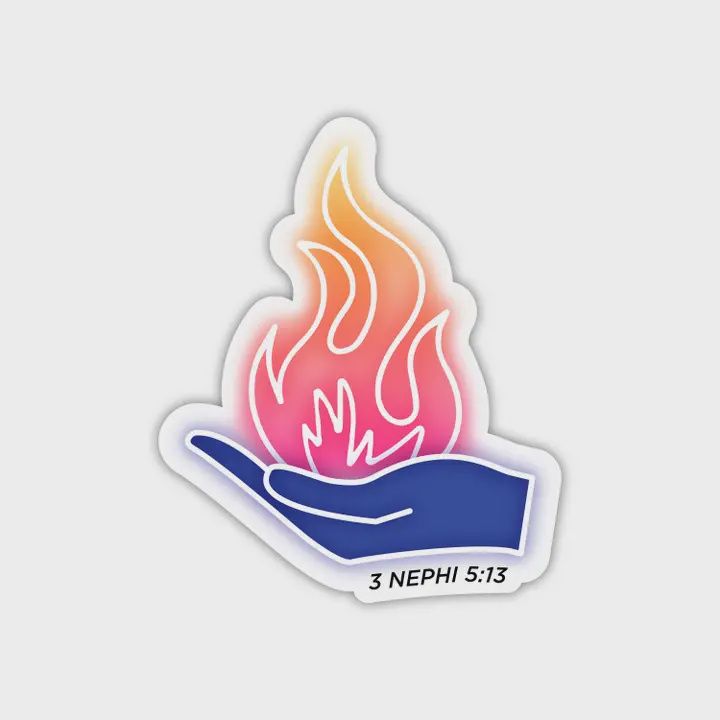 2024 Lds Youth Theme Stickers (neon)