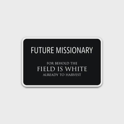 Future Missionary Sticker, Lds Mission Tag Sticker