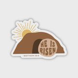 He Is Risen Sticker, Empty Tomb Sticker, Easter Sticker