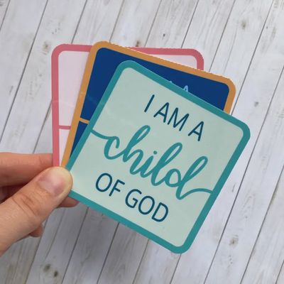 I Am A Child of God Sticker, Primary Children Stickers