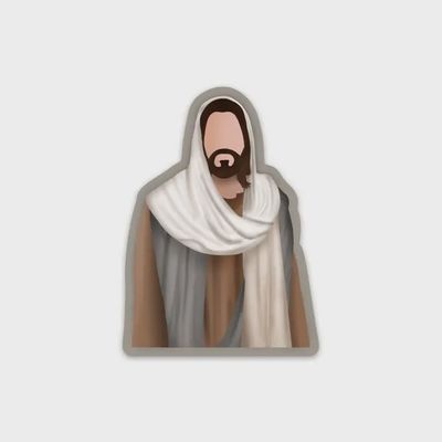 Jesus Christ Sticker, Christ Sticker, Bible Jesus Sticker