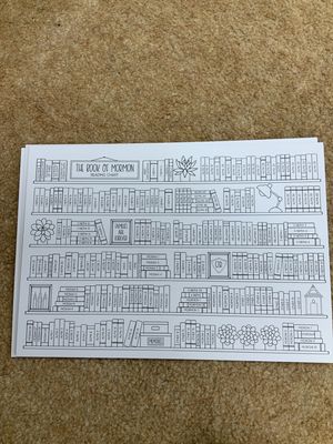 The Book of Mormon Reading Chart